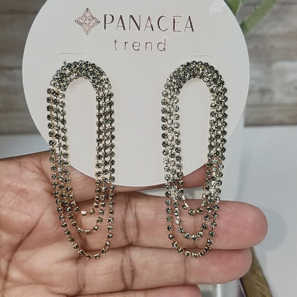 Panacea Jewelry - NWT, Panacea Trend, Gold with Light blue stones